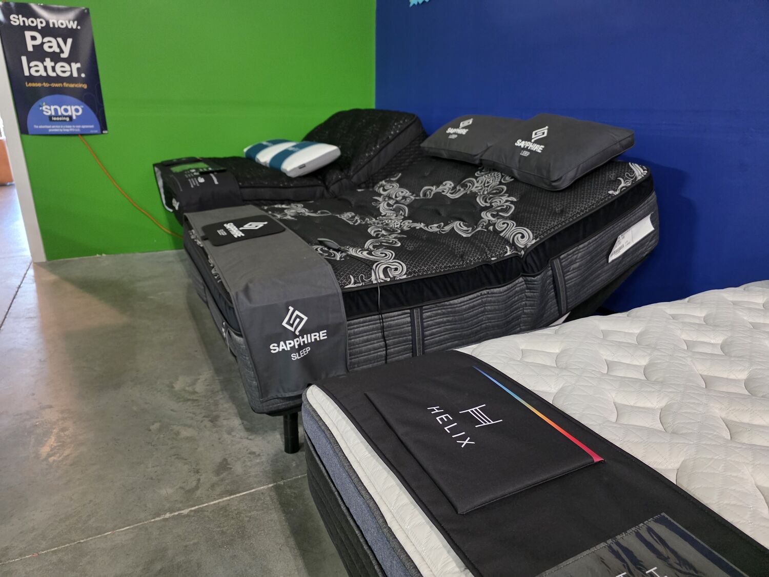 Adjustable bases in stock at BoxDrop West Jordan 5