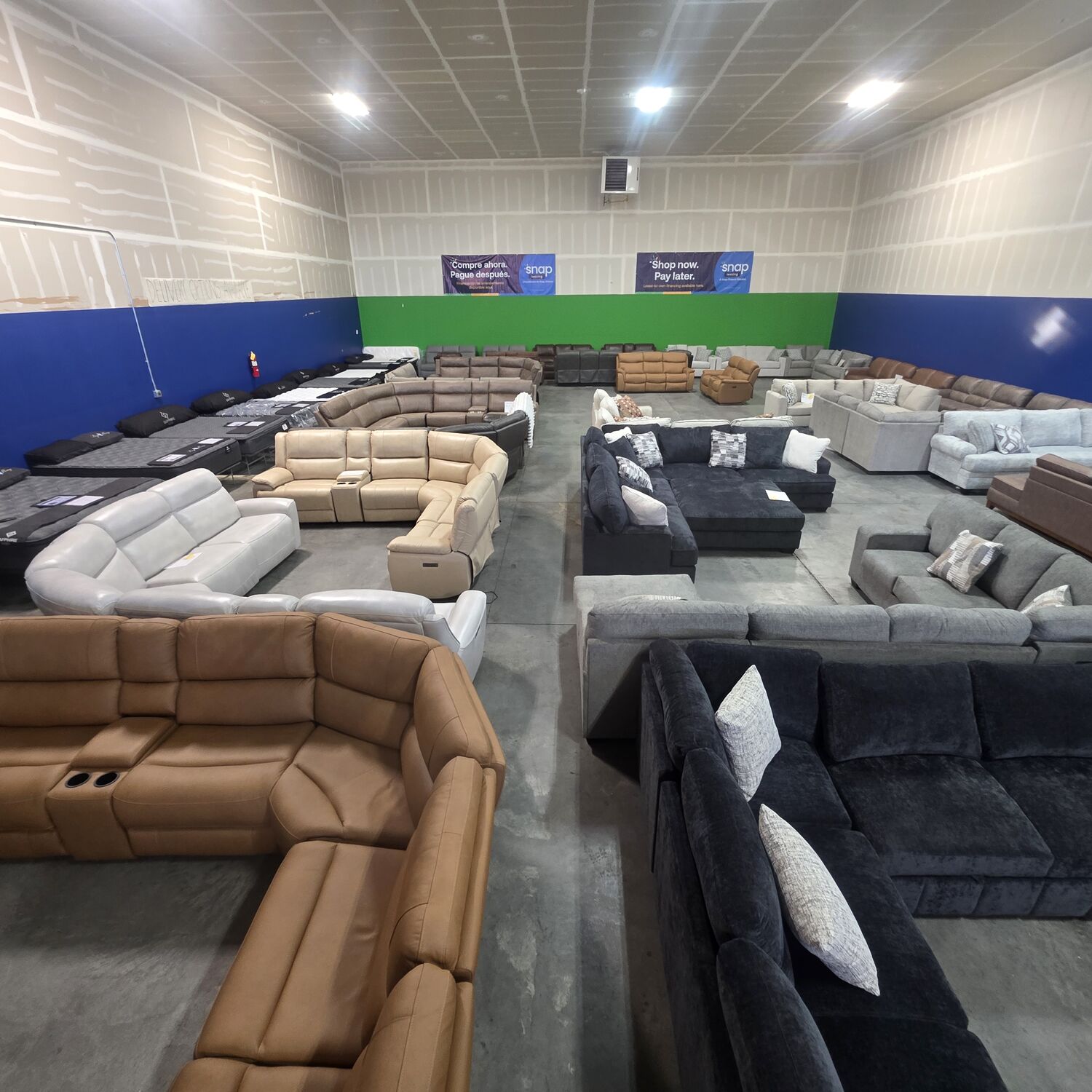 Living room furniture in stock at BoxDrop West Jordan 16