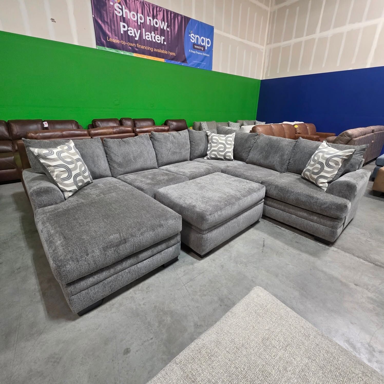 Living room furniture in stock at BoxDrop West Jordan 2