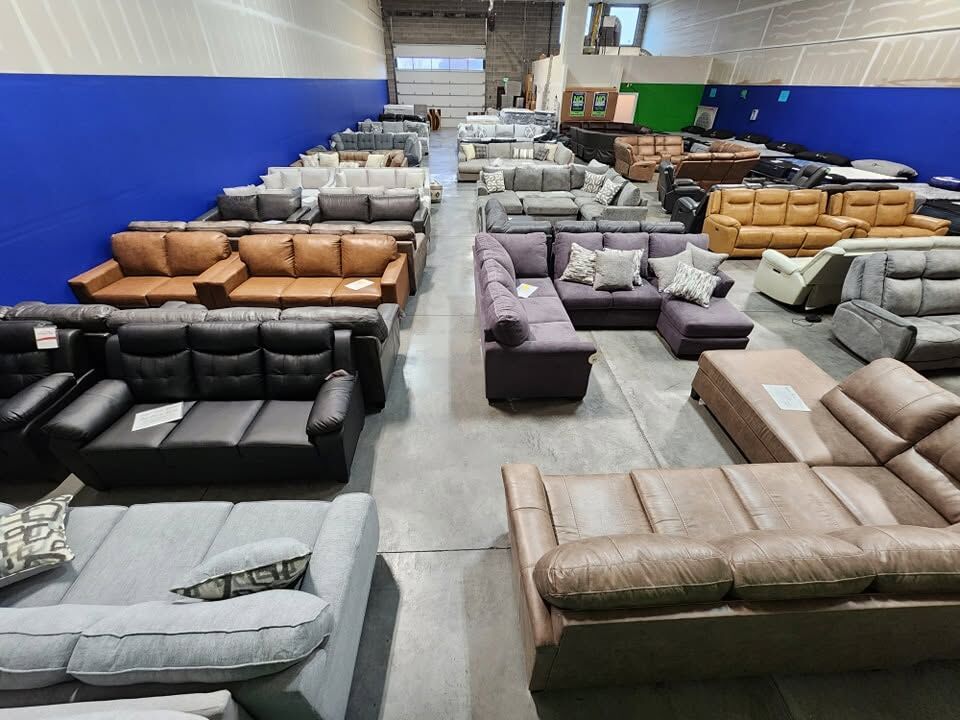 Living room furniture in stock at BoxDrop West Jordan 8